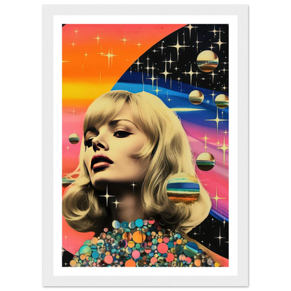 Retro Galaxy Queen - Poster - Arthena