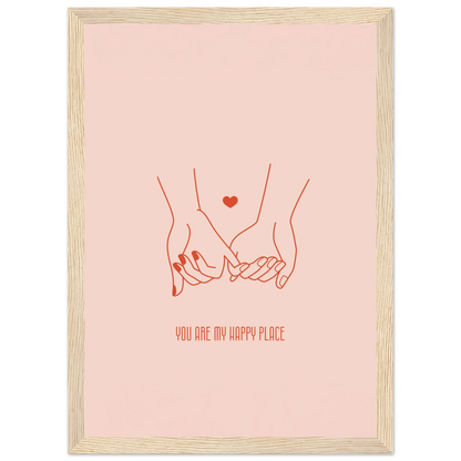 You are my happy place - Poster - Arthena