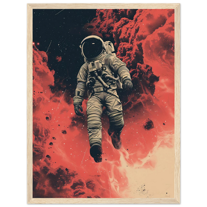 Scarlet Skies The Astronaut - Poster - Arthena