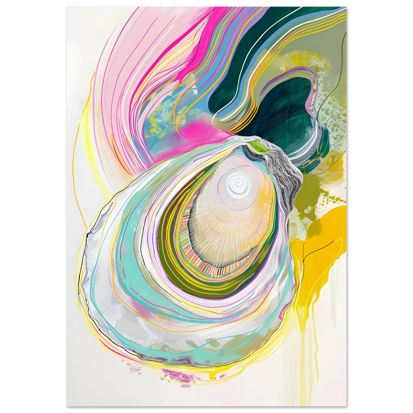 Colorful Oyster - Poster - Arthena