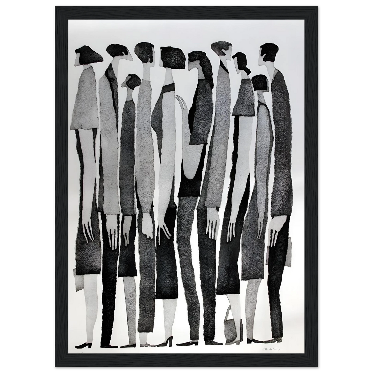 Silent Crowd - Poster - Arthena