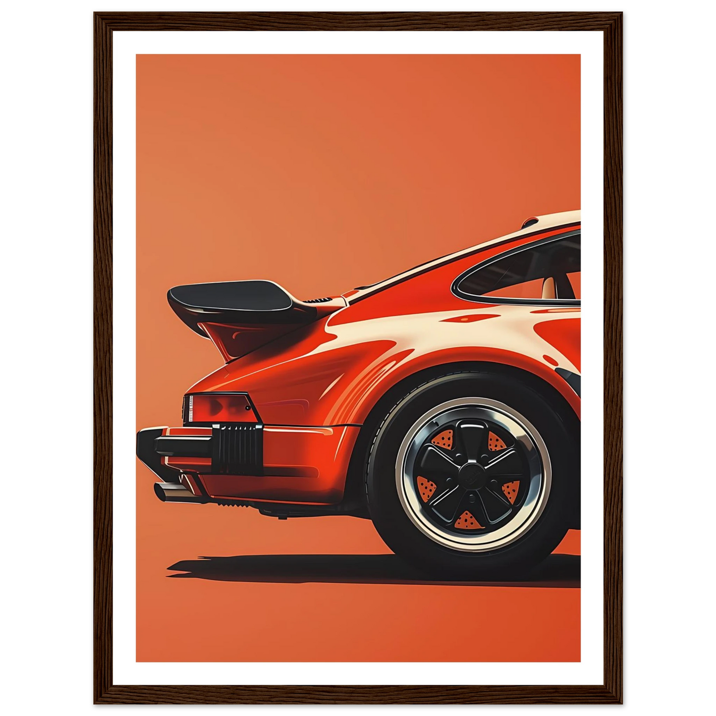Retro Car - Poster - Arthena
