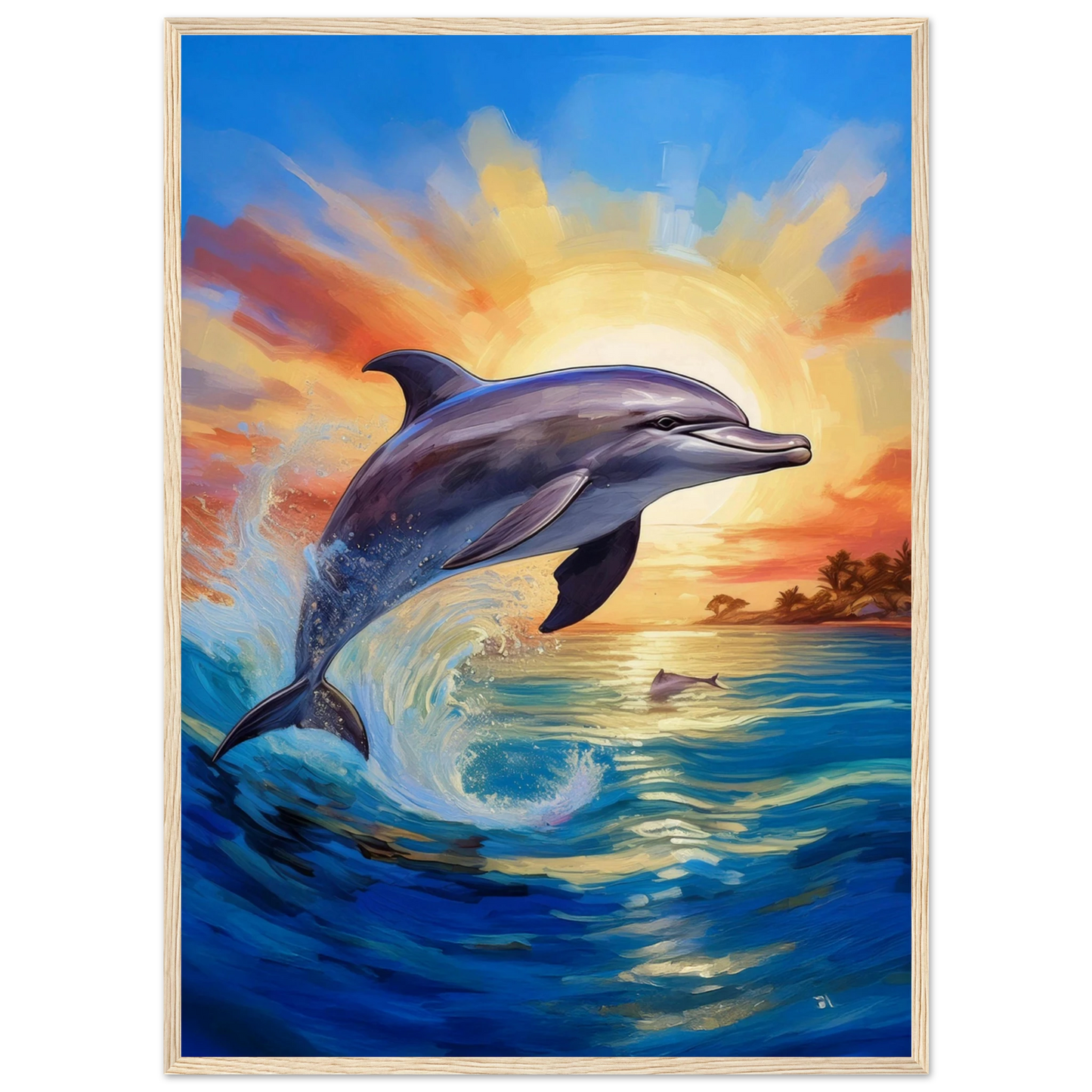 Happy Dolphine - Poster - Arthena