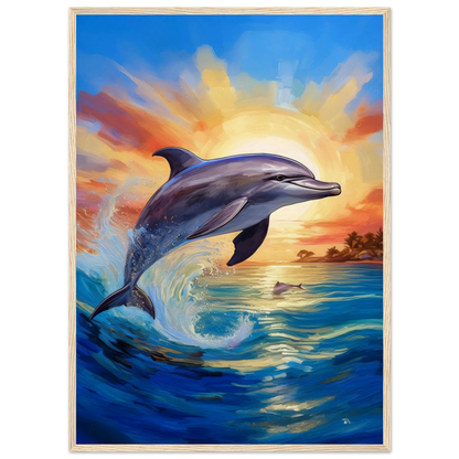Happy Dolphine - Poster - Arthena
