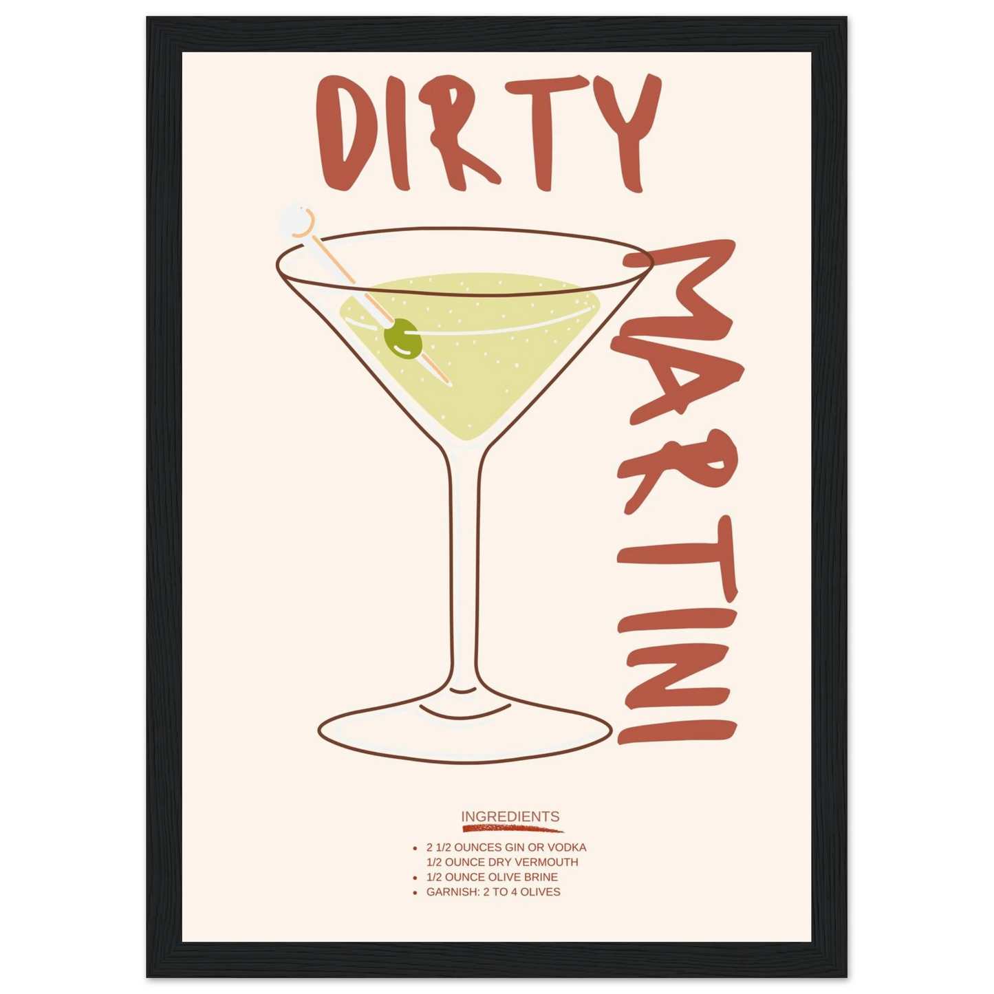 Dirty Martini - Poster - Arthena