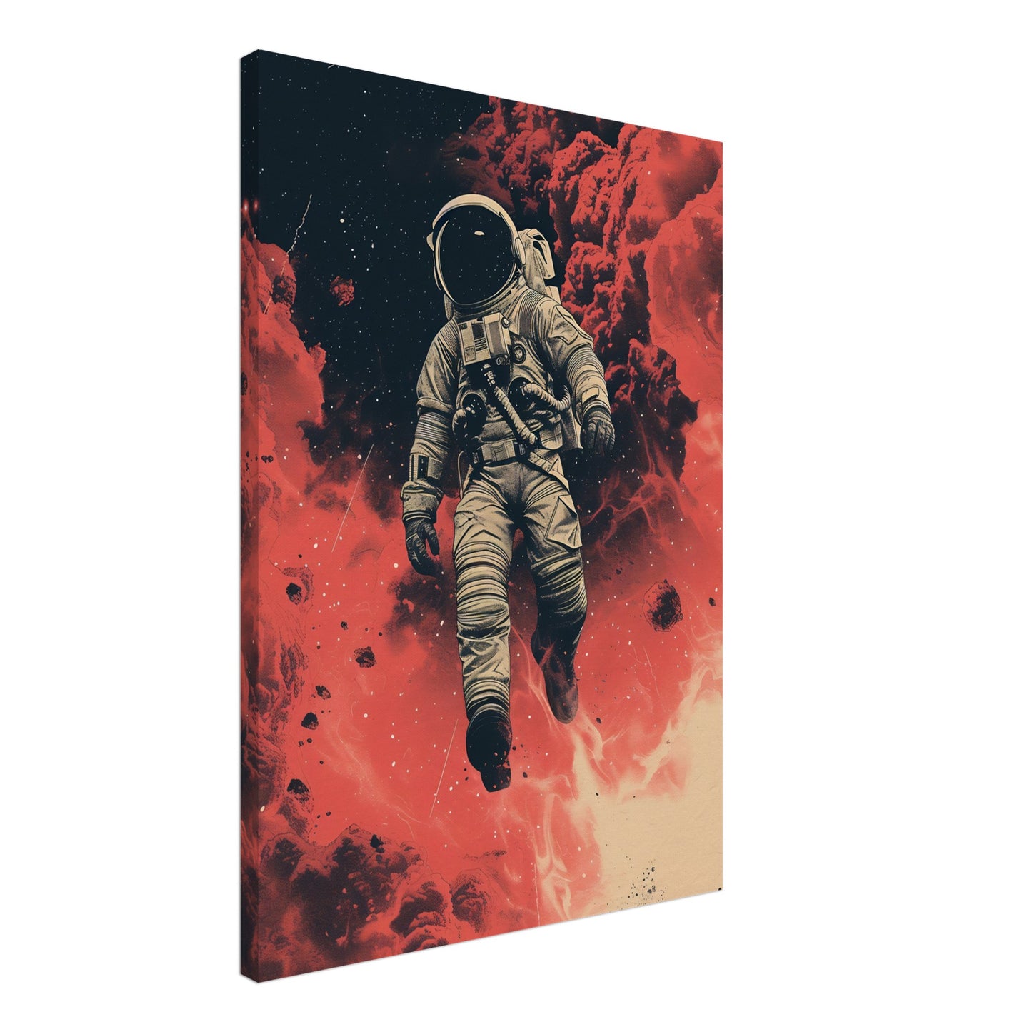 Den Astronaut Väggkonstmålningen | Arthena