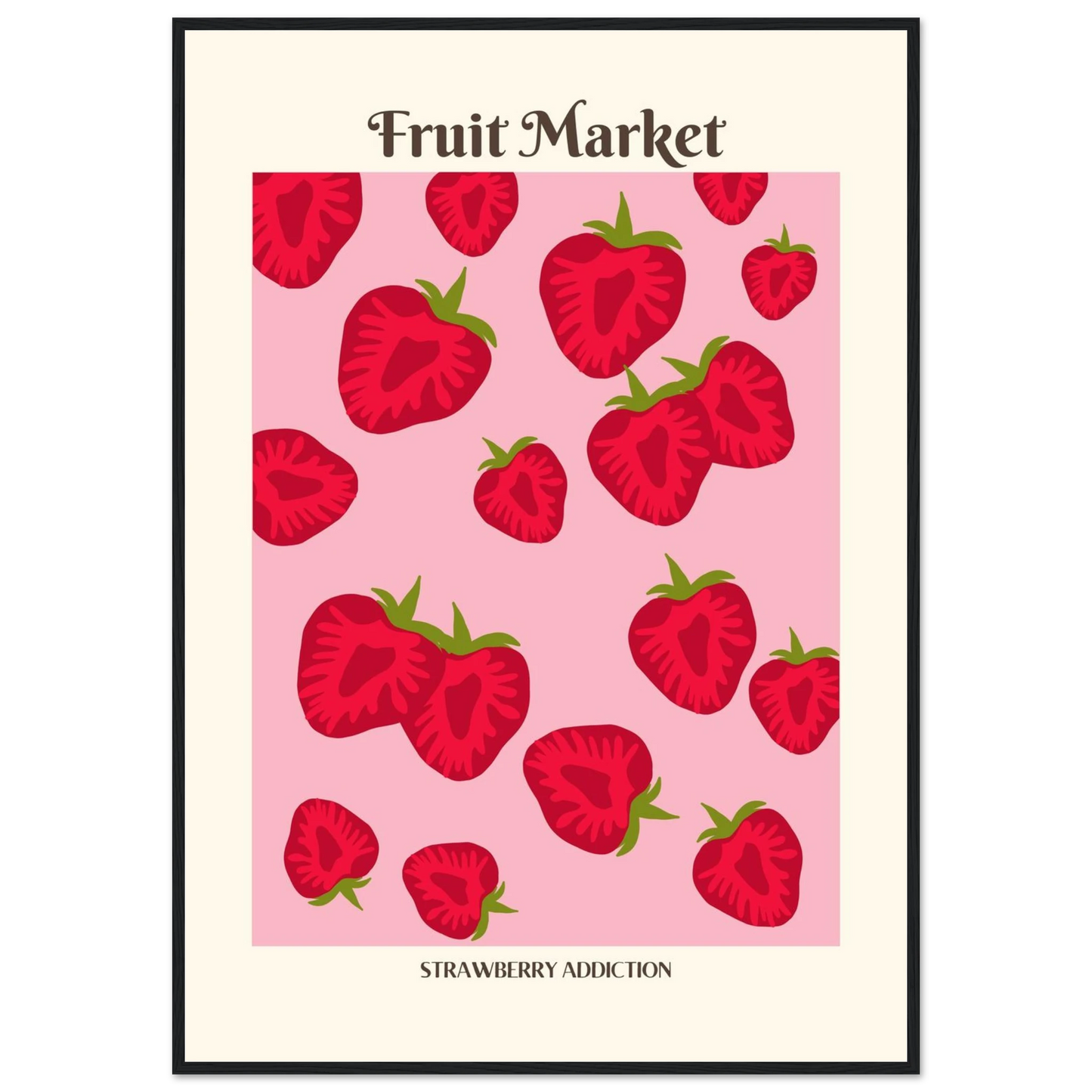 Fruit Market Strawberry - Poster - Arthena