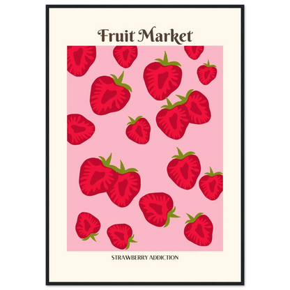 Fruit Market Strawberry - Poster - Arthena