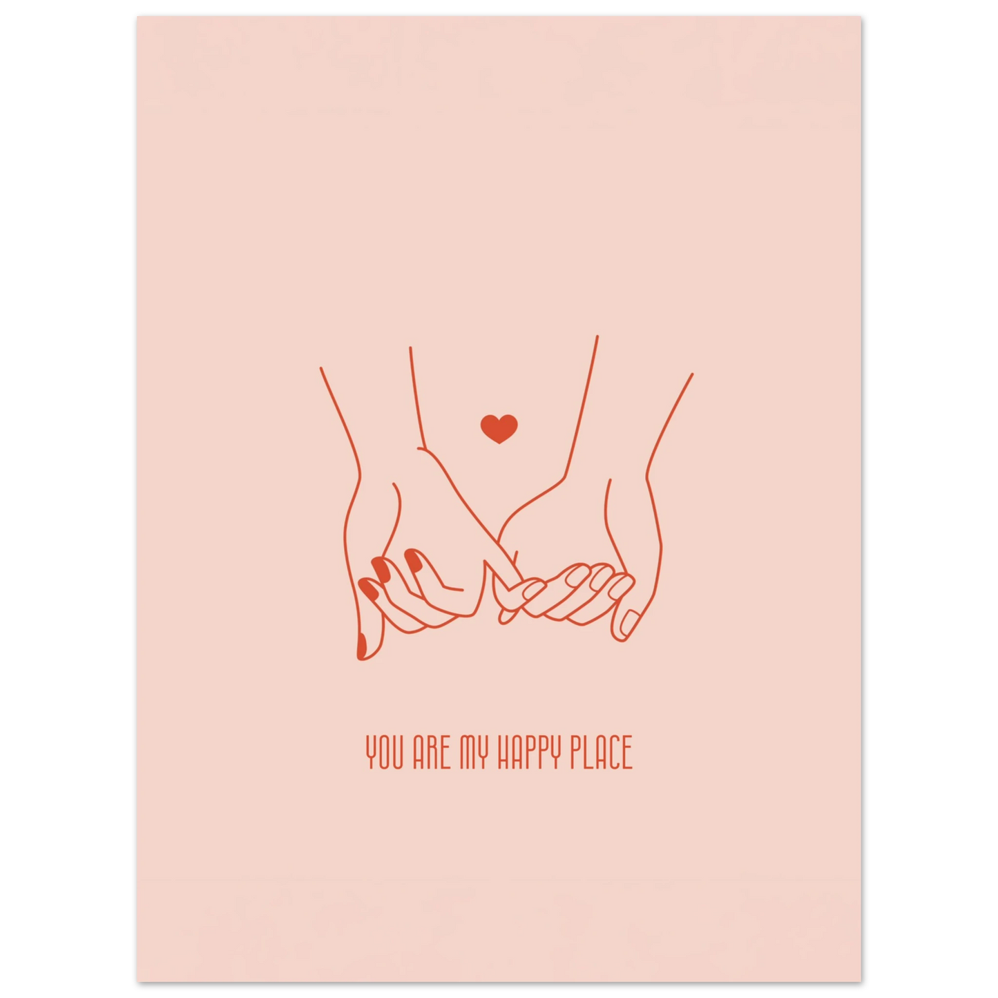 You are my happy place - Poster - Arthena