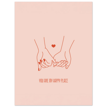 You are my happy place - Poster - Arthena