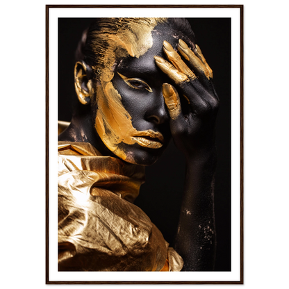 Eclipsed in gold - Poster - Arthena