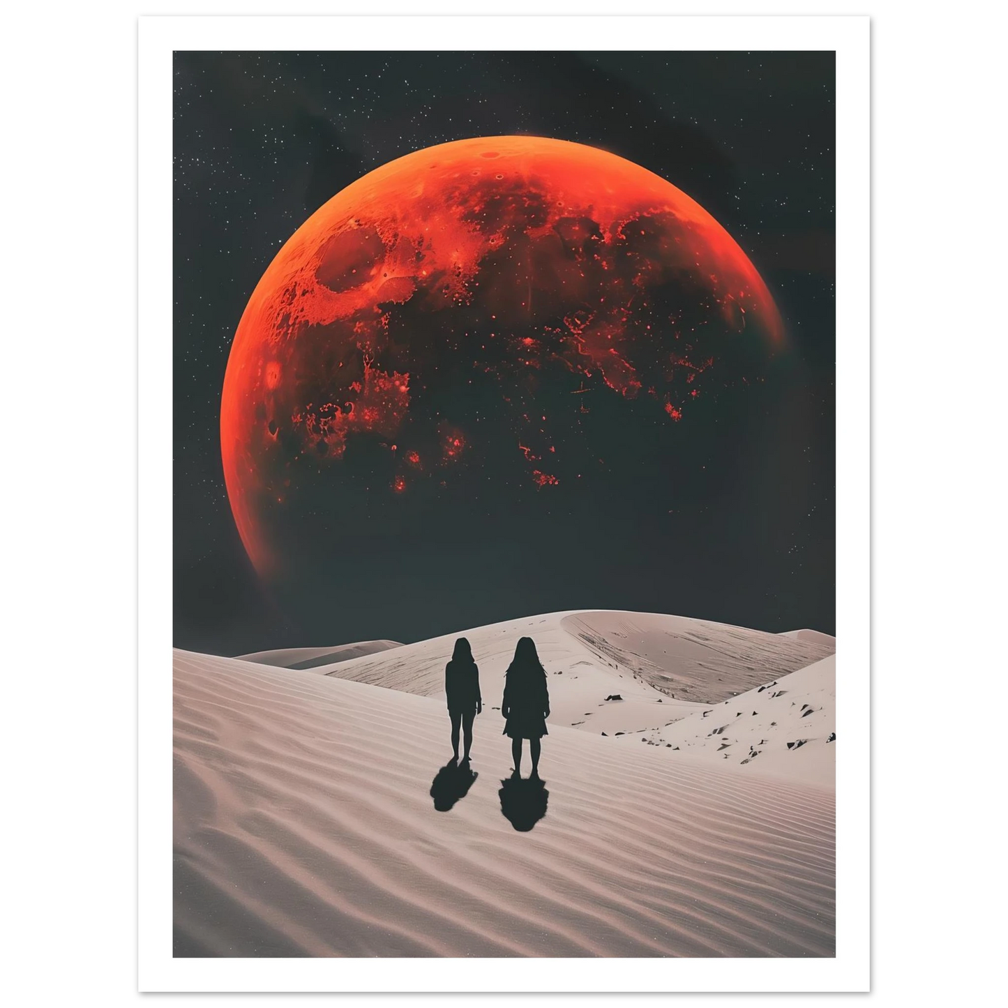 Two Gazes Towards the Unknown - Poster - Arthena