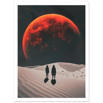 Two Gazes Towards the Unknown - Poster - Arthena