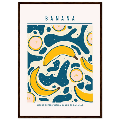 Life is better with banana - Poster - Arthena