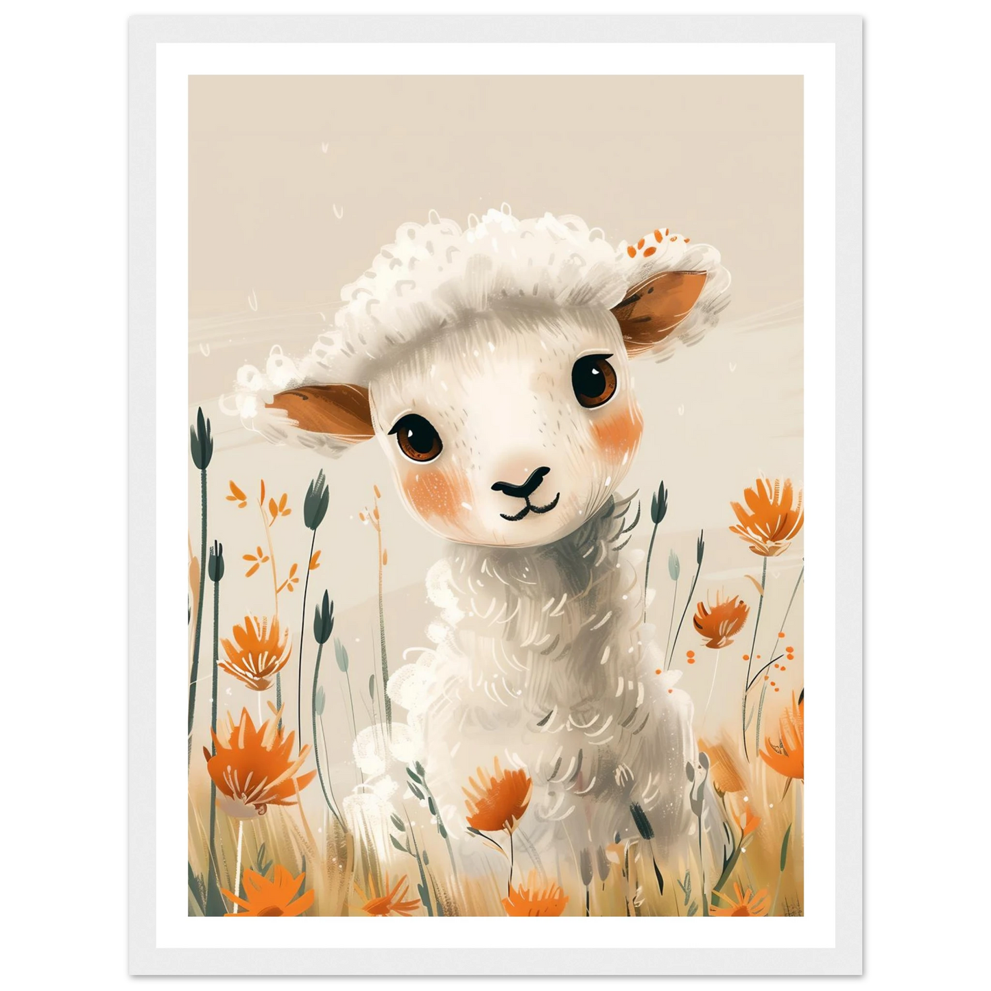 Baby Lamb - Poster - Arthena