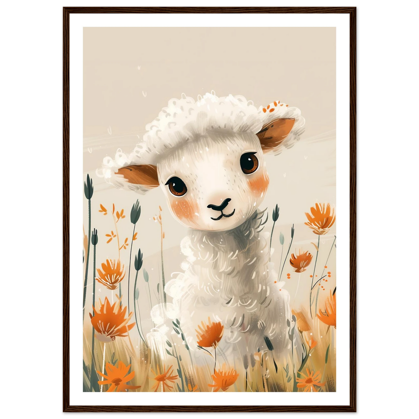 Baby Lamb - Poster - Arthena