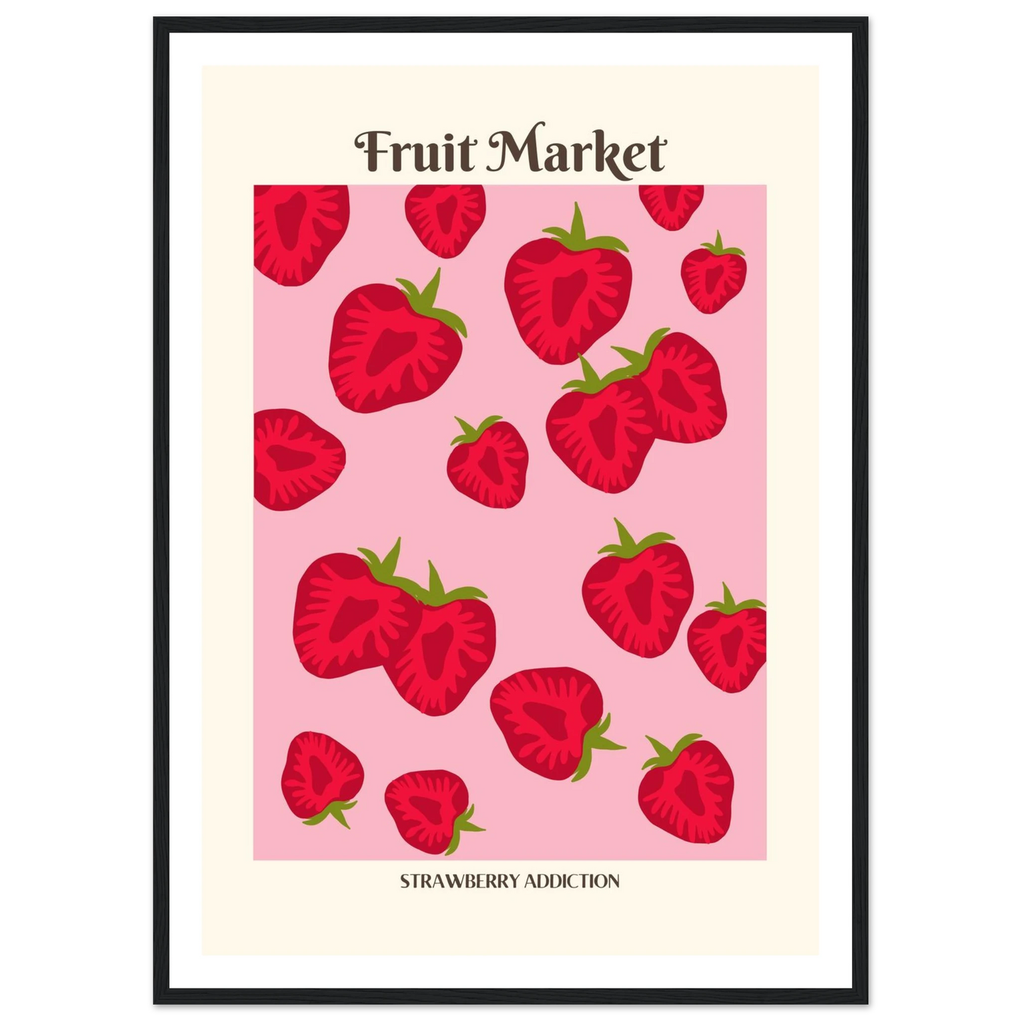 Fruit Market Strawberry - Poster - Arthena