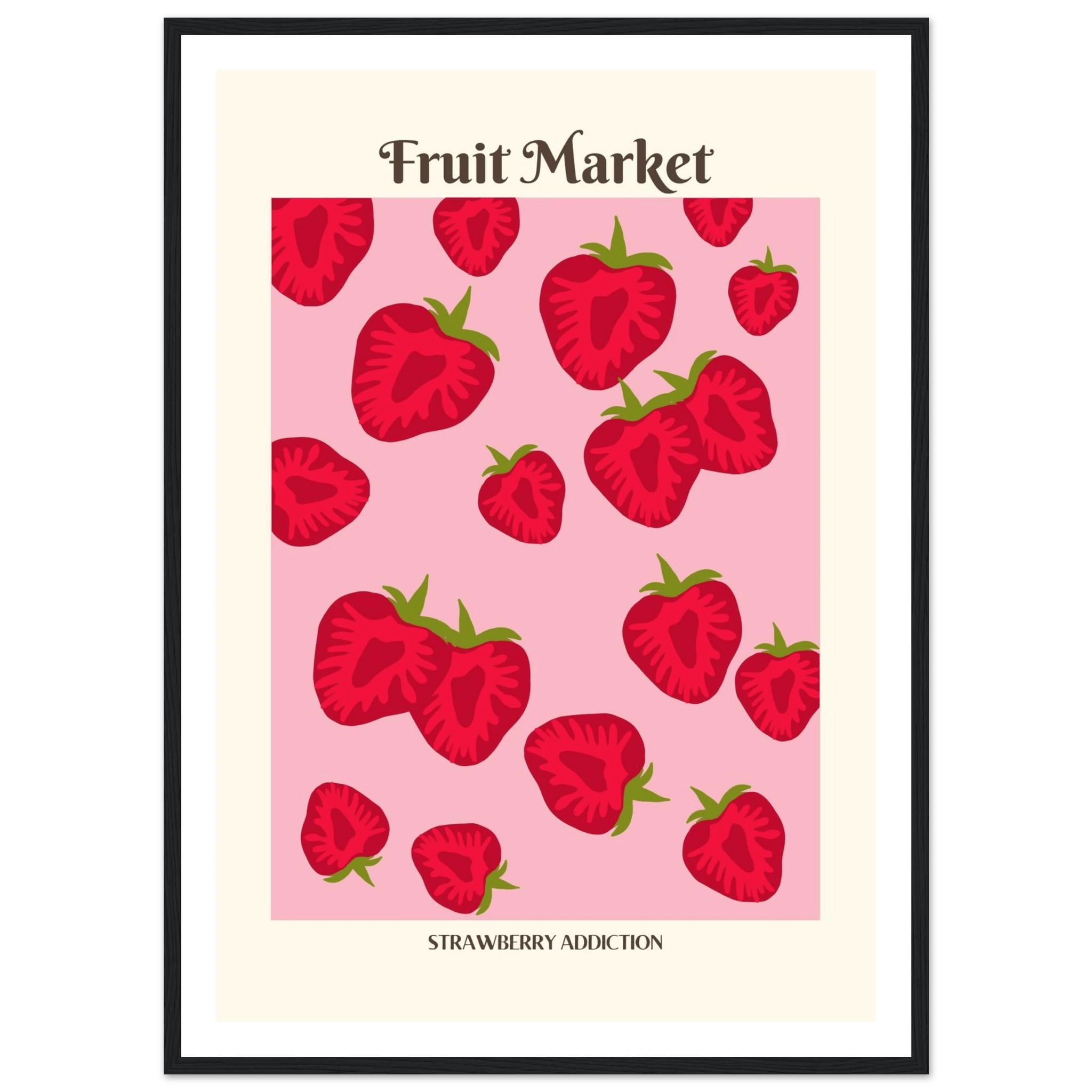 Fruit Market Strawberry - Poster - Arthena