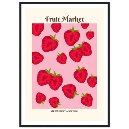 Fruit Market Strawberry - Poster - Arthena