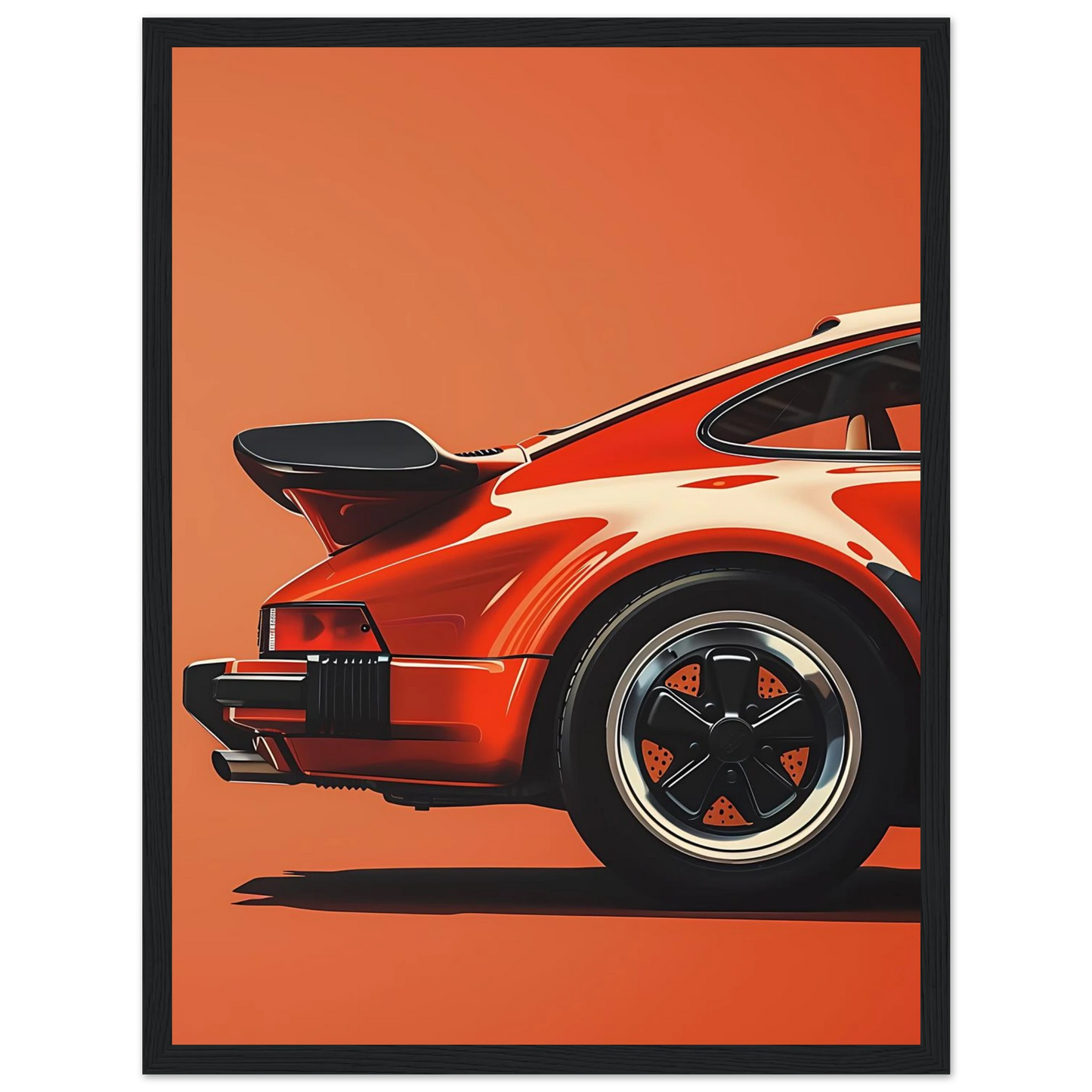 Retro Car - Poster - Arthena