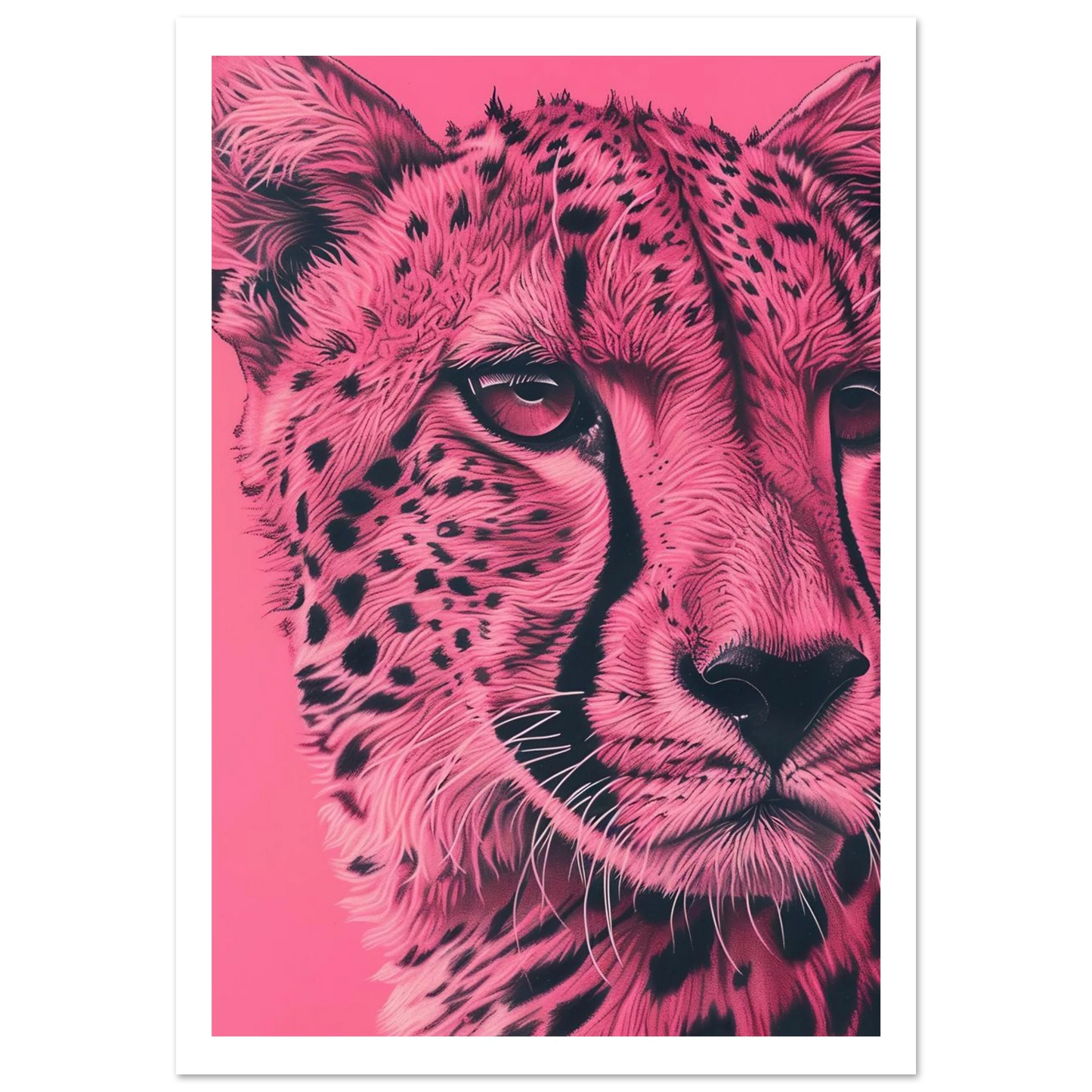 A Pink Cheetah - Poster - Arthena