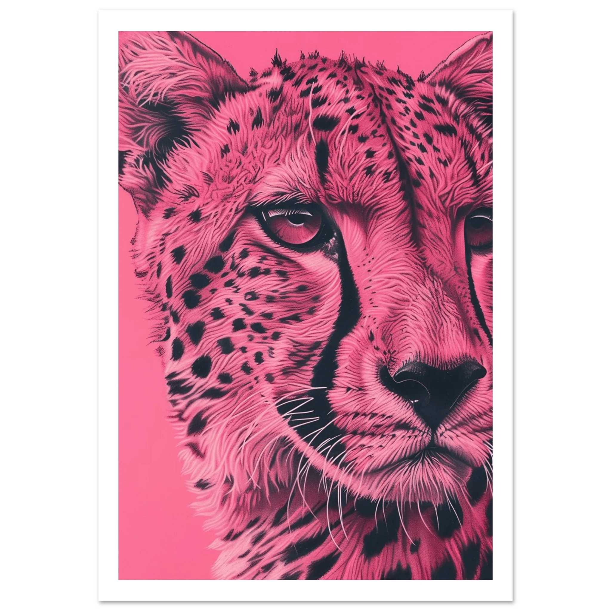 A Pink Cheetah - Poster - Arthena