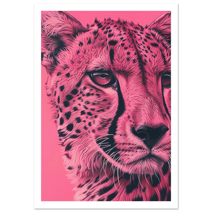A Pink Cheetah - Poster - Arthena