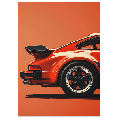 Retro Car - Poster - Arthena