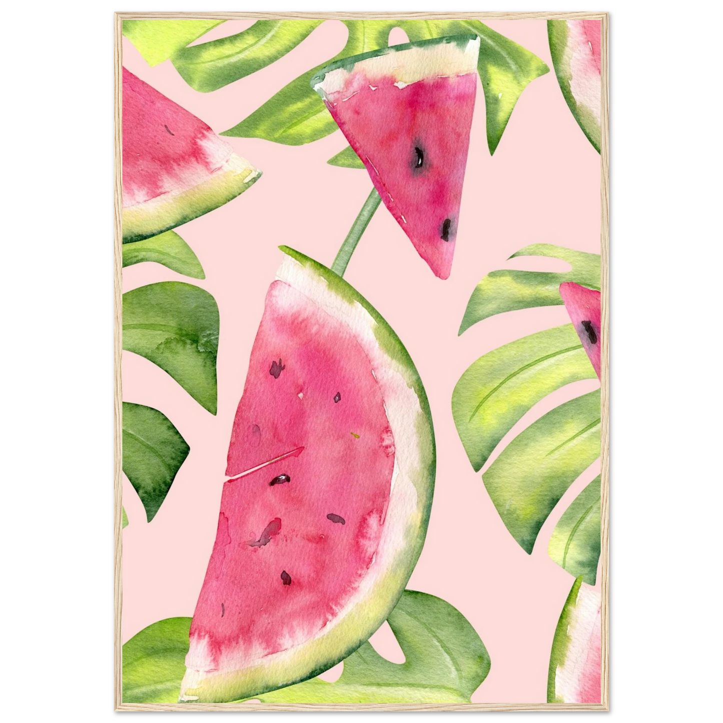 Watermelon Slices - Poster - Arthena