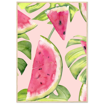 Watermelon Slices - Poster - Arthena