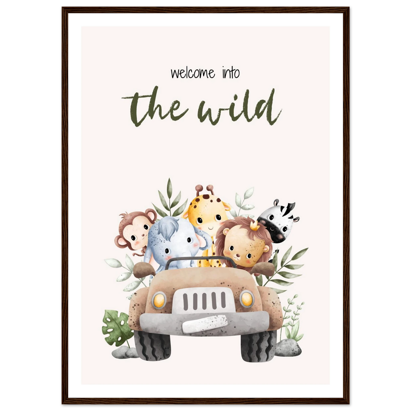 Welcome into the wild - Poster - Arthena