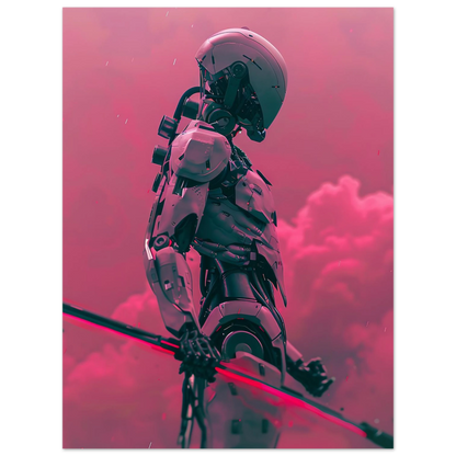 Battle Droid in the Rosy Mist - Poster - Arthena