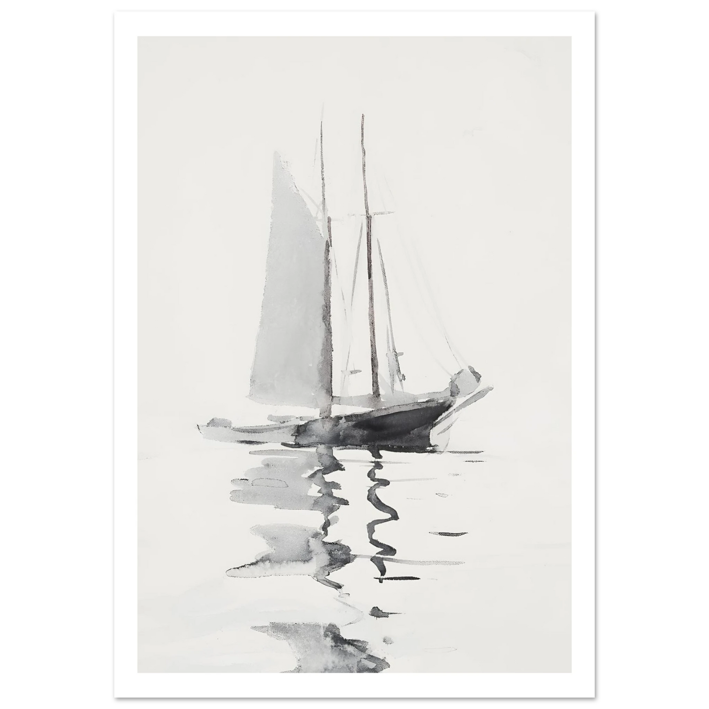 Abstract boat - Poster - Arthena