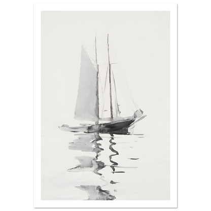 Abstract boat - Poster - Arthena
