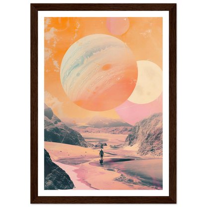 Lost Wanderer Beneath Alien Suns - Poster - Arthena