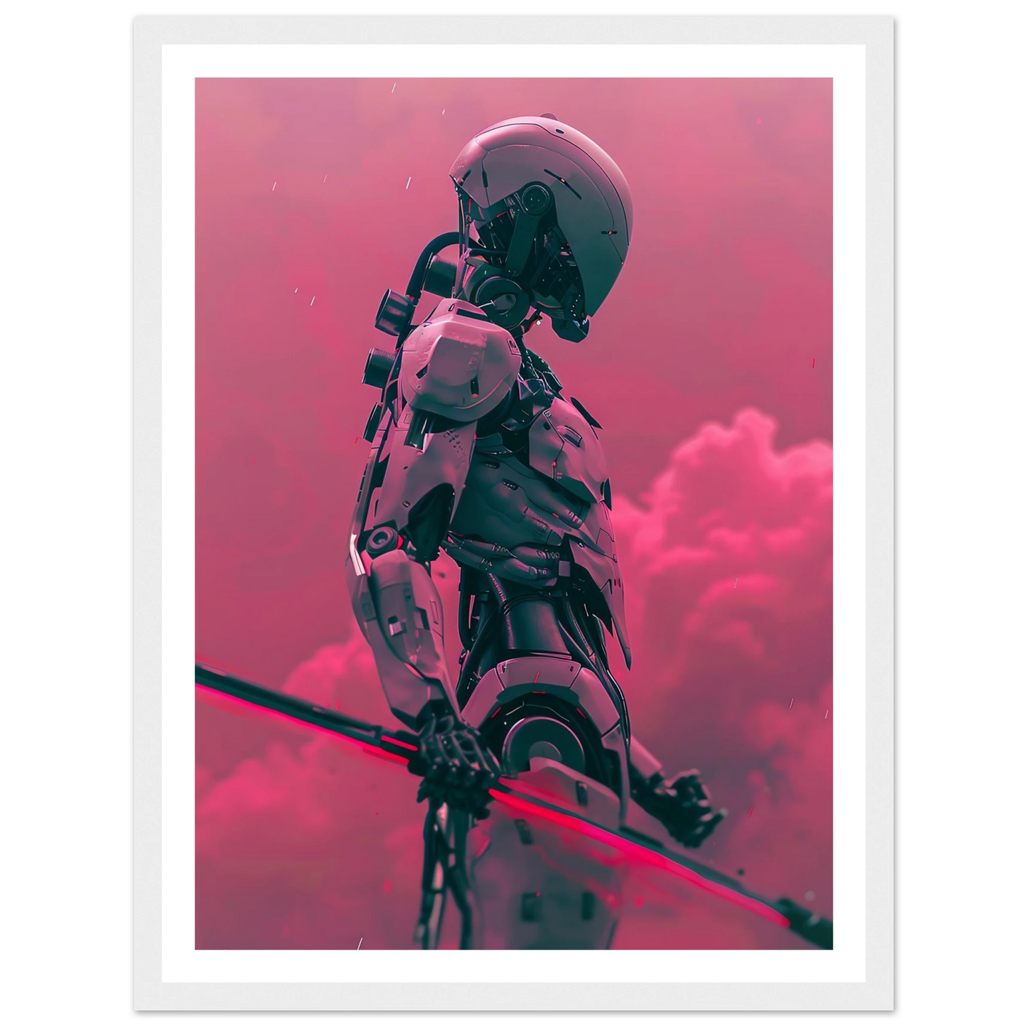 Battle Droid in the Rosy Mist - Poster - Arthena