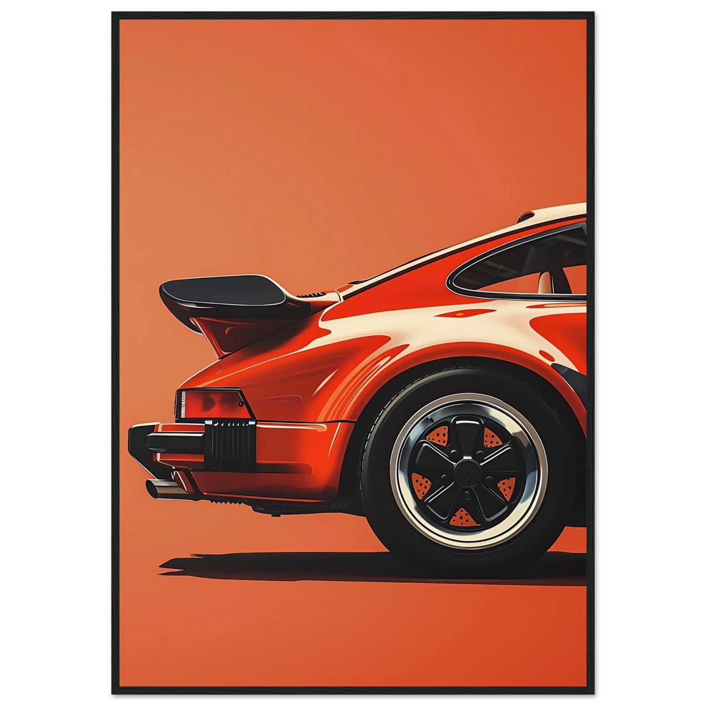Retro Car - Poster - Arthena