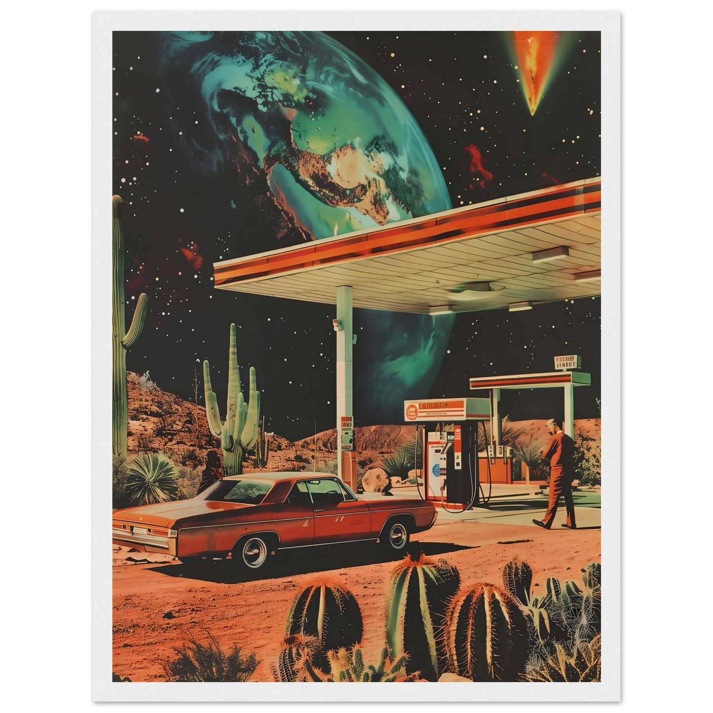 Interstellar Pit Stop - Poster - Arthena
