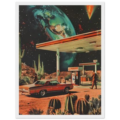 Interstellar Pit Stop - Poster - Arthena
