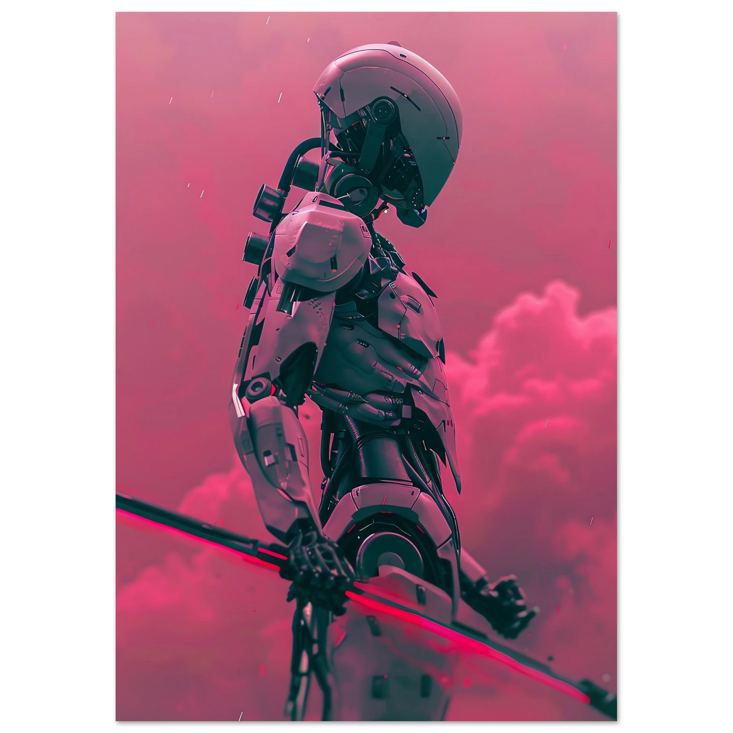 Battle Droid in the Rosy Mist - Poster - Arthena