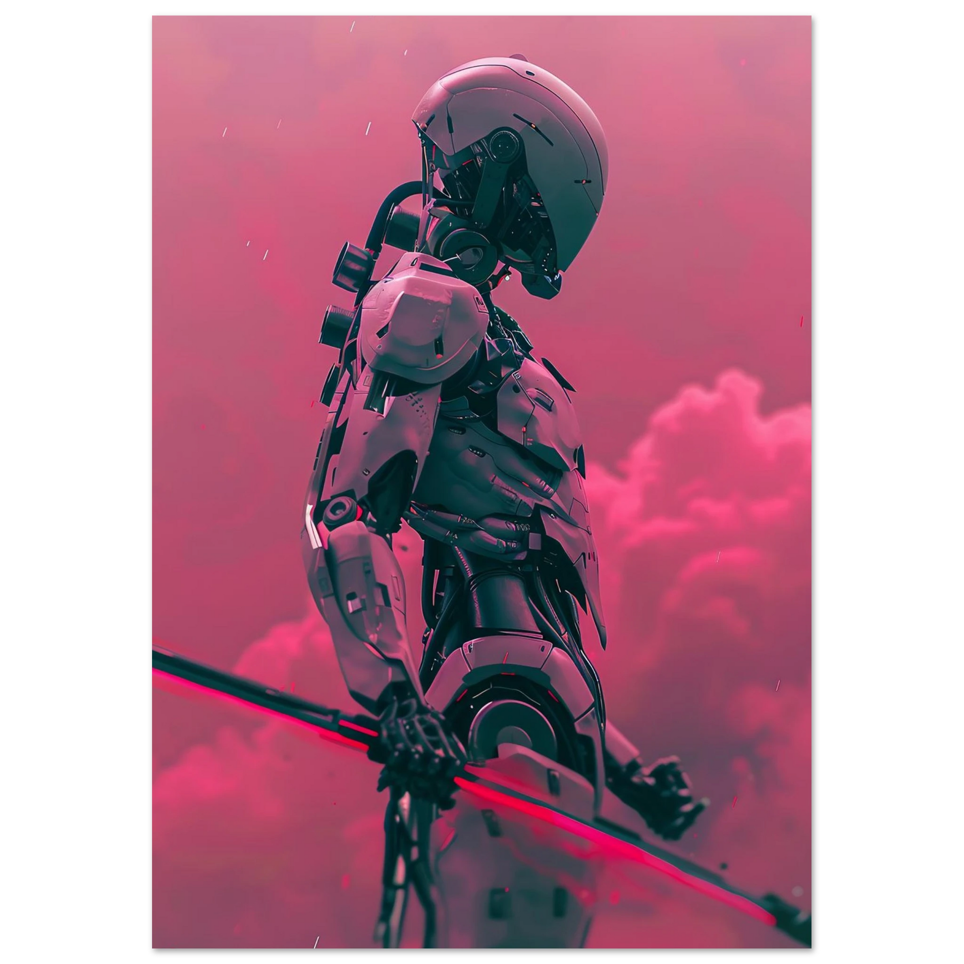 Battle Droid in the Rosy Mist - Poster - Arthena