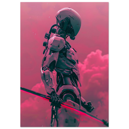 Battle Droid in the Rosy Mist - Poster - Arthena