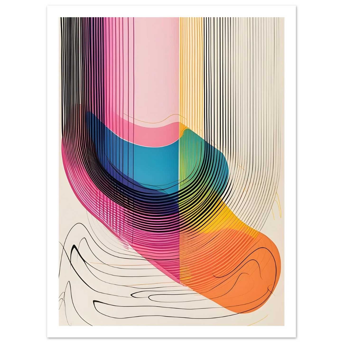 Vibrations of Color - Poster - Arthena