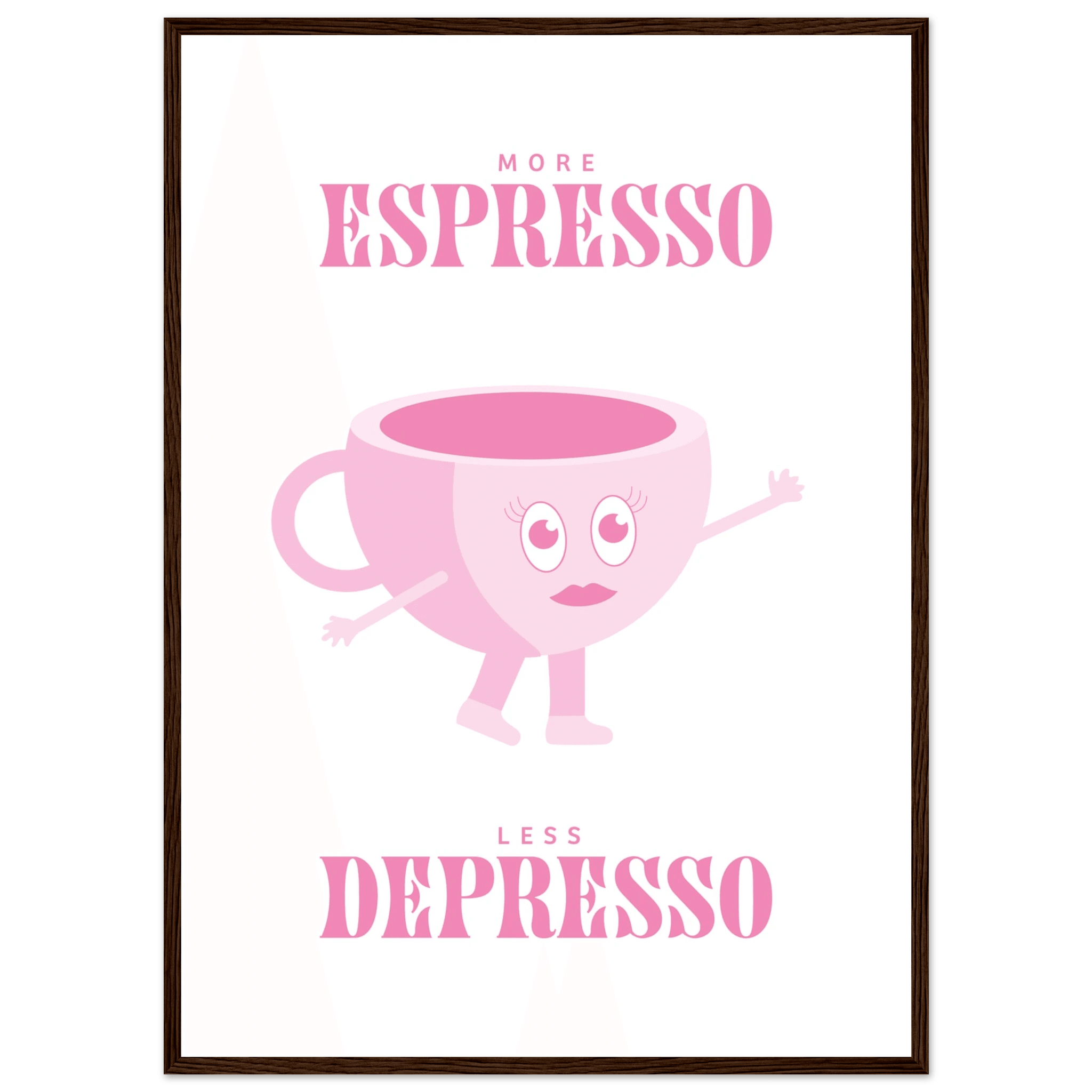 More Espresso Less Depresso - Poster - Arthena