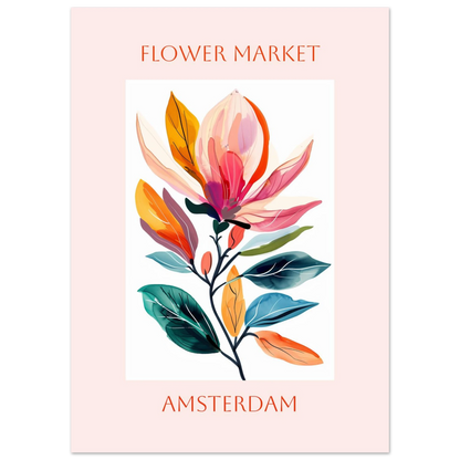 Flower Market - Poster - Arthena