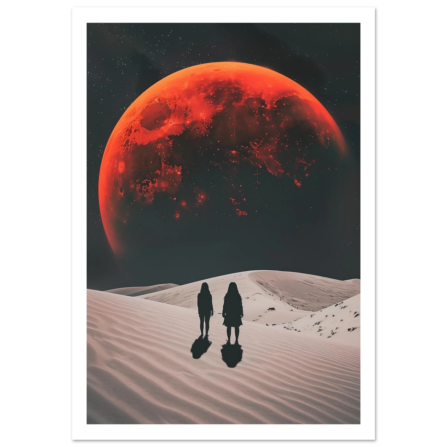 Two Gazes Towards the Unknown - Poster - Arthena