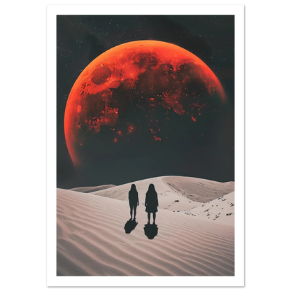 Two Gazes Towards the Unknown - Poster - Arthena