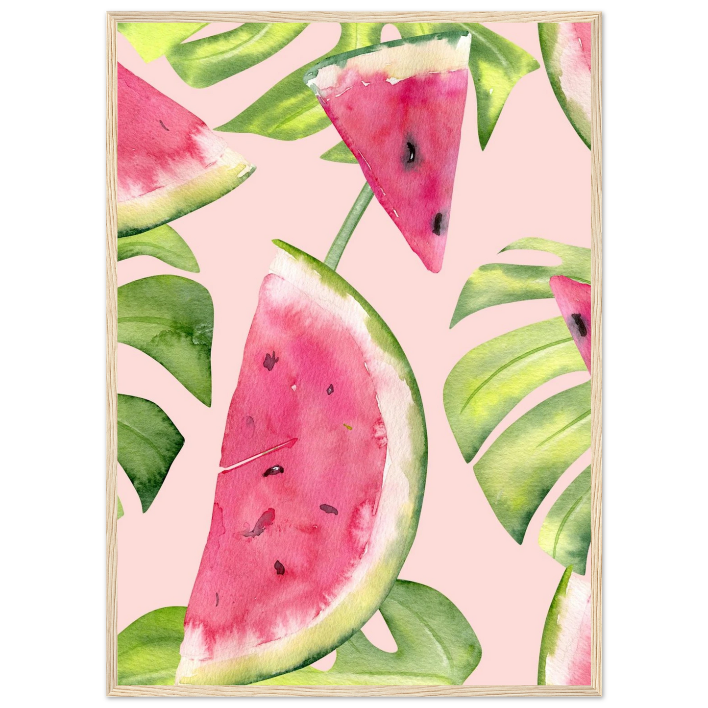 Watermelon Slices - Poster - Arthena