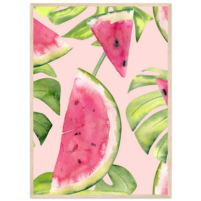 Watermelon Slices - Poster - Arthena