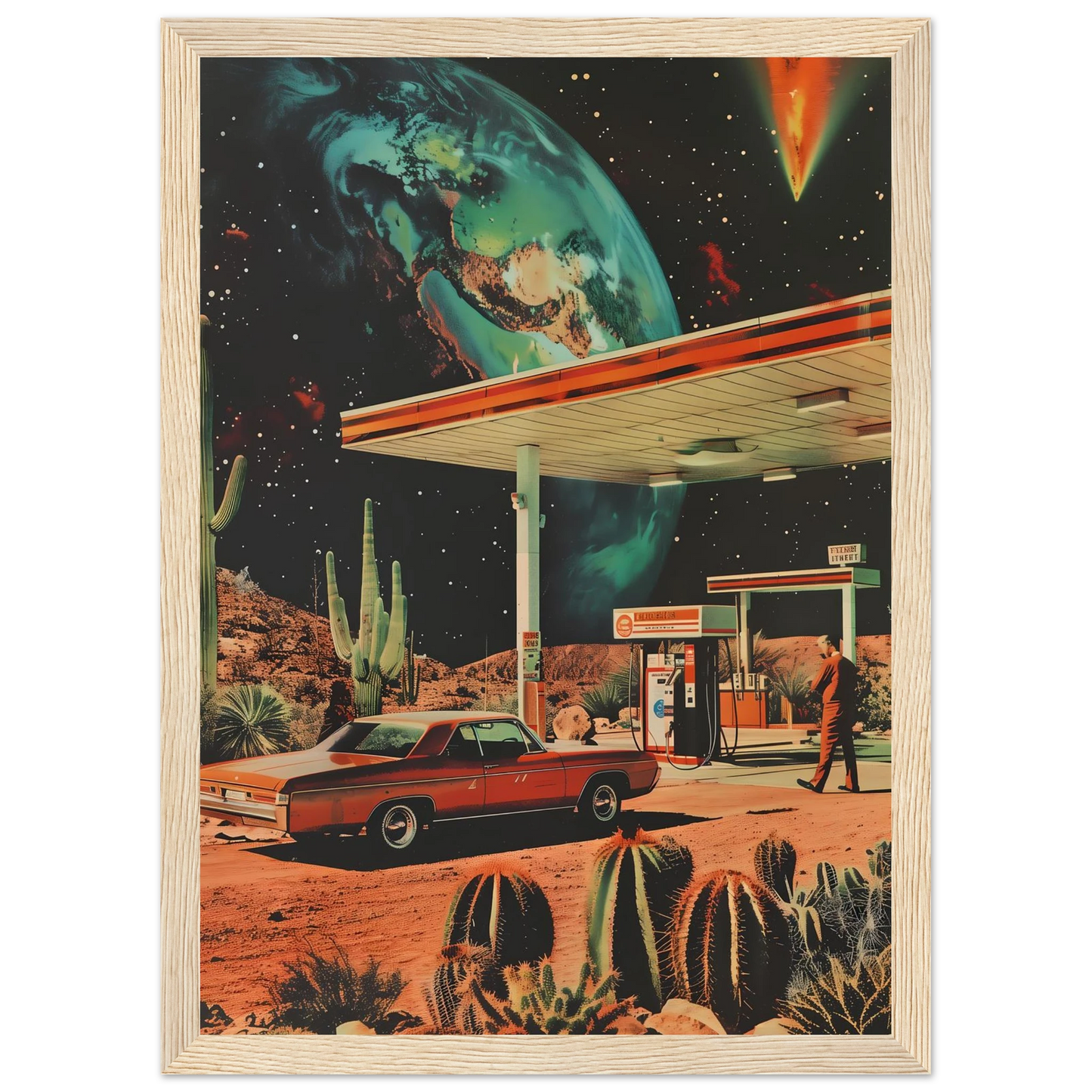 Interstellar Pit Stop - Poster - Arthena